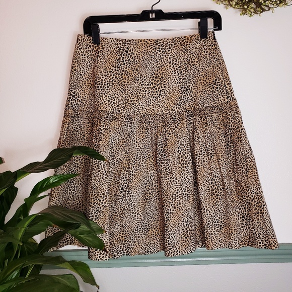 Spiegel Dresses & Skirts - Spiegel Leapord Flowing Skirt